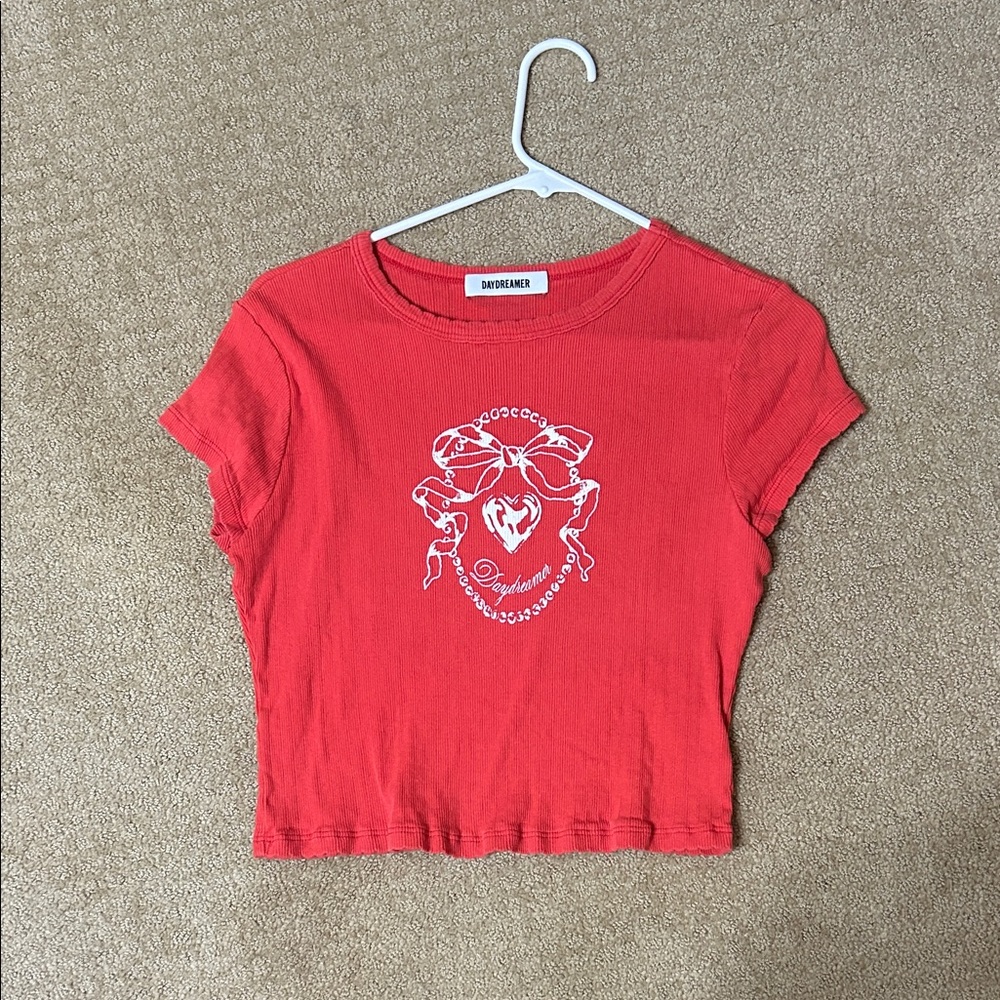 Daydreamer Red Graphic Tee